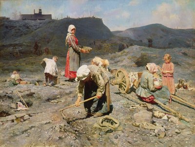 Poor People Gathering Coal at an Exhausted Mine, 1894 by Nikolaj Alekseevich Kasatkin